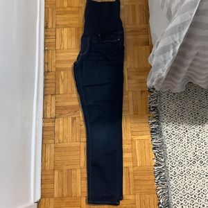 Dark denim Paige maternity jeans. Size 30 waist